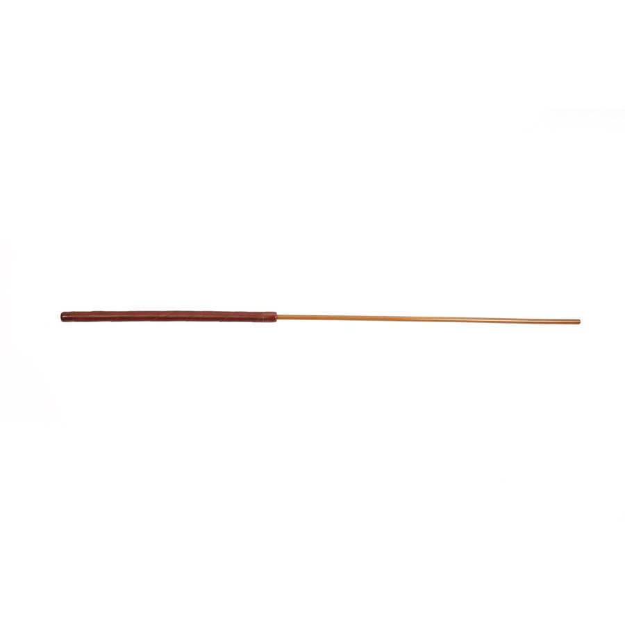 MIss Lady Louisa K253 Senior Smoked Dragon Cane without knots, Brown Lambskin Handle