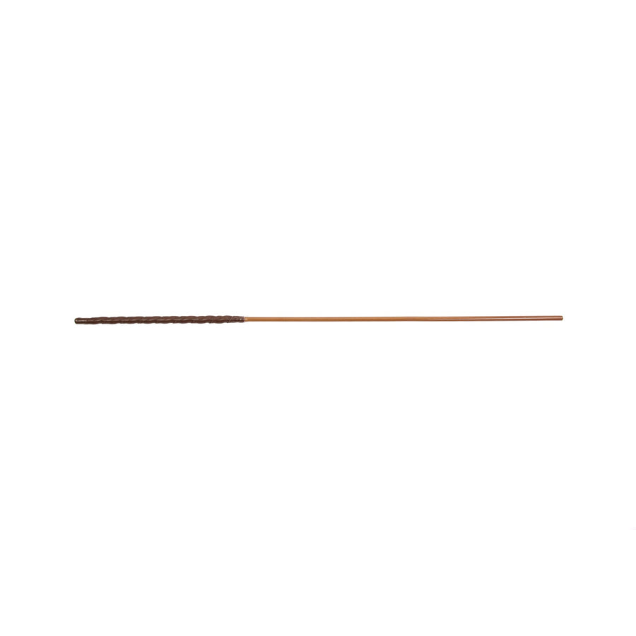 Mistress Courtney - K253 Senior Smoked Dragon Cane without knots, Brown Lambskin Handle