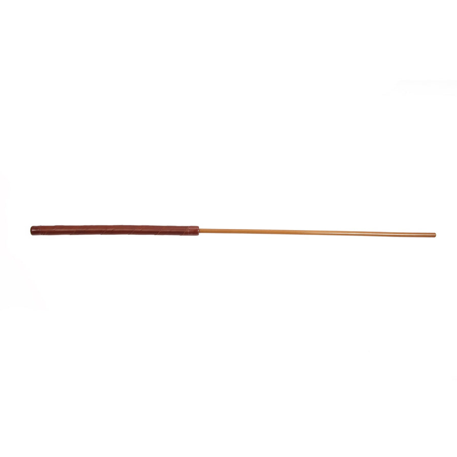 Governess Miss Zee - K353 Smoked Reformatory Dragon Cane No Knots & Brown Lambskin Handle