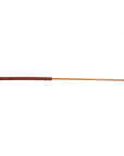 Mistress Lauren - K353 Smoked Reformatory Dragon Cane No Knots & Brown Lambskin Handle