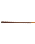 MIss Lady Louisa K253 Senior Smoked Dragon Cane without knots, Brown Lambskin Handle