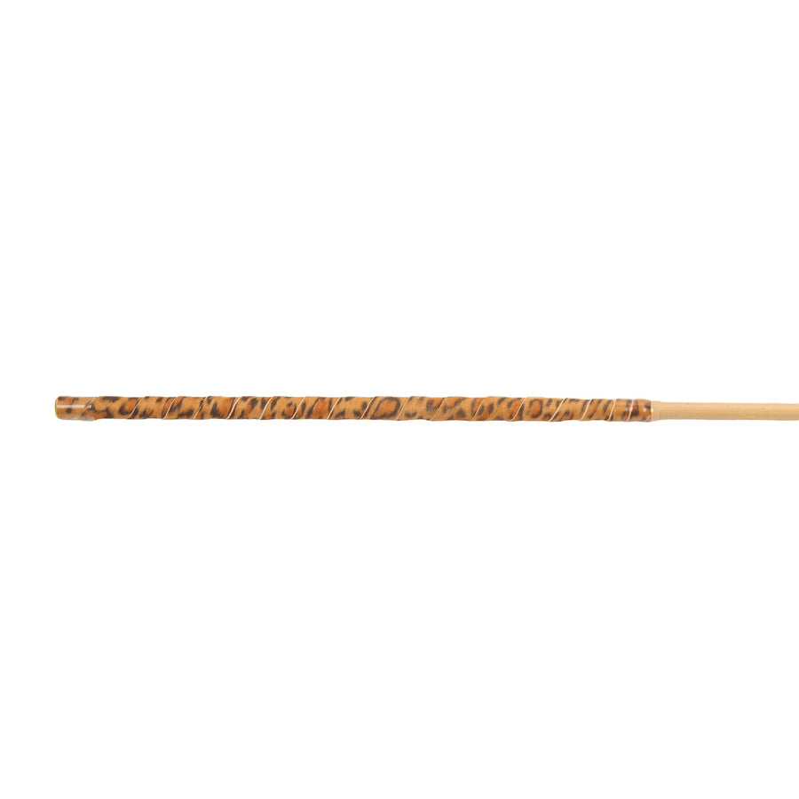 Diana Von Rigg - Junior Dragon Cane Leopard Print Lambskin Handle